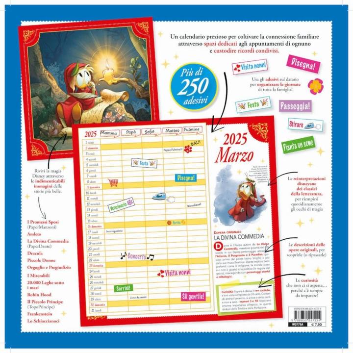 Produktbild Calendario letterario per la famiglia Disney 2025