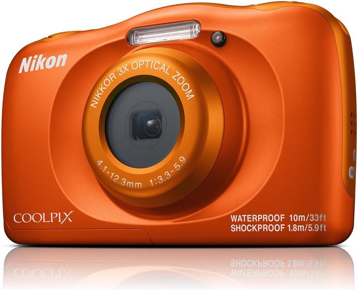 Actual product image Nikon Coolpix W150 Orange (30 - 90 mm, 13.20 Mpx, 1/3.1")