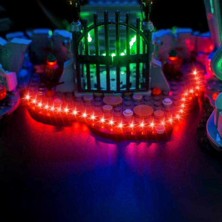 Produktbild BrickBling LED Licht Set für LEGO Tim Burtons Disney Film Nightmare Before Christmas (21351) inkl. Fernbedienun