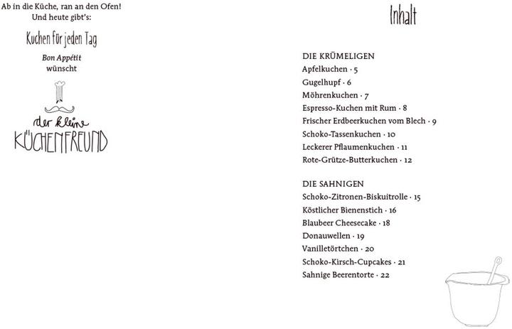 Nutritional values and ingredients Cake My Day (German, Amélie Graef, 2024)