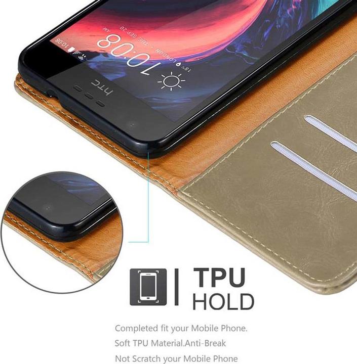 Actual product image Cadorabo Book Luxury Cover (HTC Desire 10 Lifestyle, HTC Desire 825)