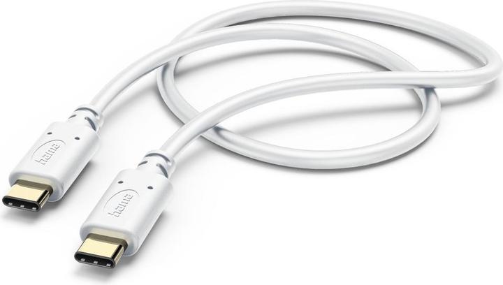 Produktbild Hama USB-Kabel,USB-C-USB-C,1,5 m,ws (1.50 m, USB 2.0, 60 W)