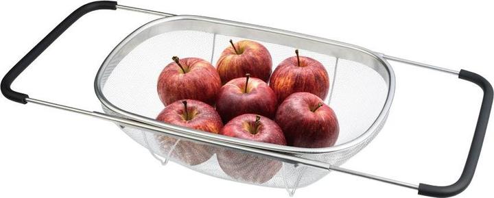 Produktbild BerlingerHaus Edelstahlsieb mit verstellbaren Griffen 34x24x11cm (23.50 cm)