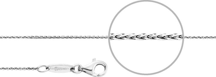 Der Kettenmacher Zopf Halskette Silber (Silber 925)