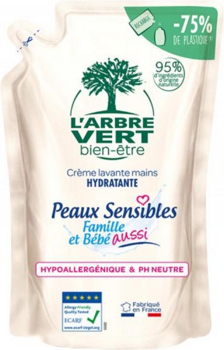 L'arbre vert Refill bag eco hand soap (Liquid soap, 300 ml)