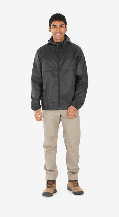 Produktbild Quechua Regenjacke Herren Raincut Fullzip - schwarz (XXL)