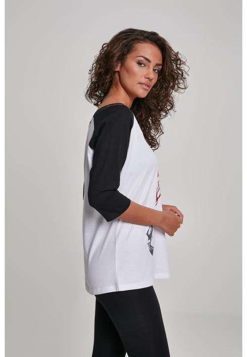 Immagine prodotto Merchcode Tee Raglan con cuore di pistola da donna (XS)