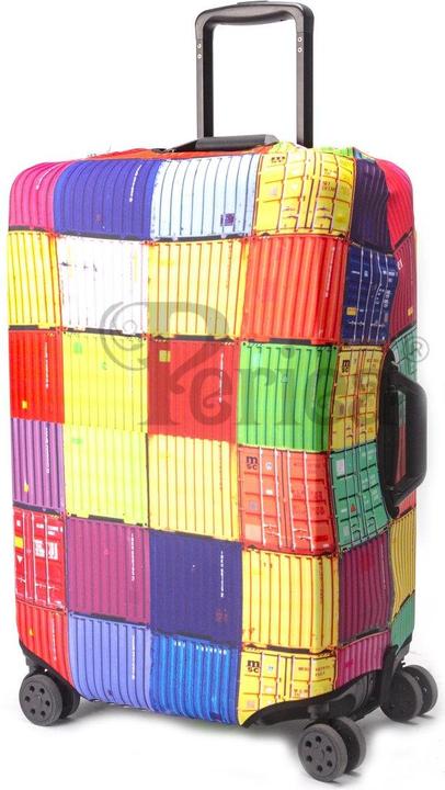 isda Kofferüberzug Colourful Squares Mittel (55-) (Schutzhülle)