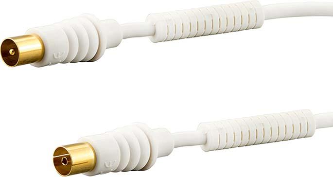 Produktbild E+P E + P AB 203 G LOSE 3,5 m Koaxial Koaxial weiss Kabel Koaxial – Kabel Koaxial (Coax, Koaxial, Gol (95 dB, Antennenkabel)