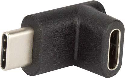 Produktbild E+P CC379 USB-C Kompaktadapter USB-C Stecker+USB-C Kupplung Winkel 90° (USB)
