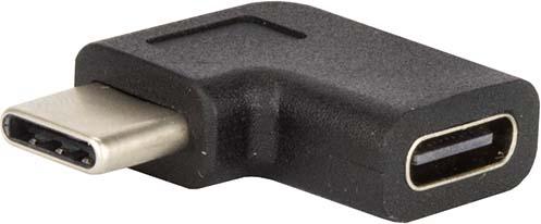 Produktbild E+P CC377 USB-C Kompaktadapter USB-C Stecker+USB-C Kupplung Winkel 270° (USB)