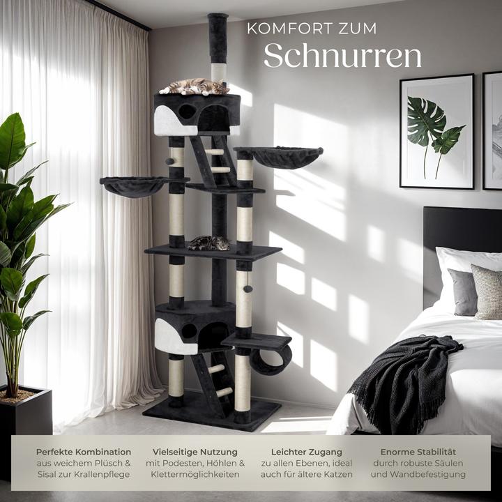 Produktbild tectake Hansi (260 cm, Schwarz, Weiss)