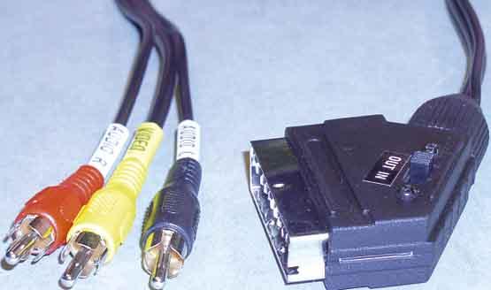 Produktbild E+P VC 119 1.5m SCART (21-pin) 3 x RCA Schwarz Videokabel-Adapter (1.50 m, Scart)