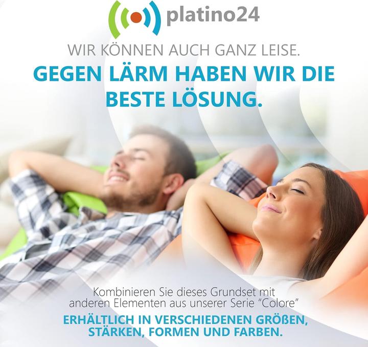 Produktbild Platino24 Schallabsorber Anthrazit (6 Stk.)