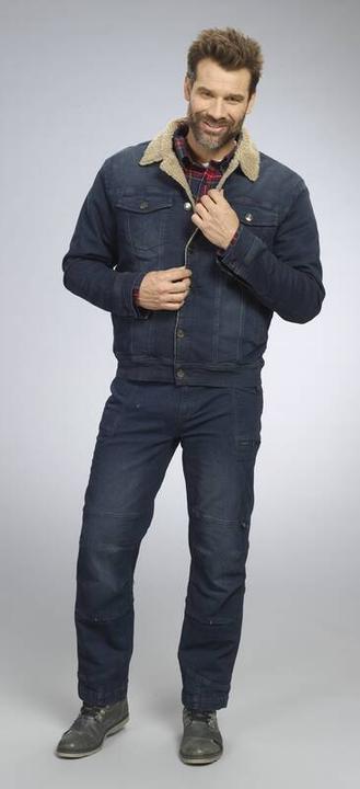 Immagine prodotto Terrax Giacca in denim con fodera in orsetto, colore blu jean, taglia 2XL (XXL)