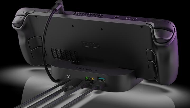 Actual product image Nyko Steam Deck Power Dock 7-In-1 Usb-C Docking Station (PC)