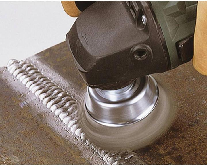 Produktbild wolfcraft wolfcraft 1 Stahldraht-Topfbürste WS M14 ø100mm (P100)