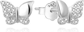 Agato Matching silver earrings Butterflies AGUP3508