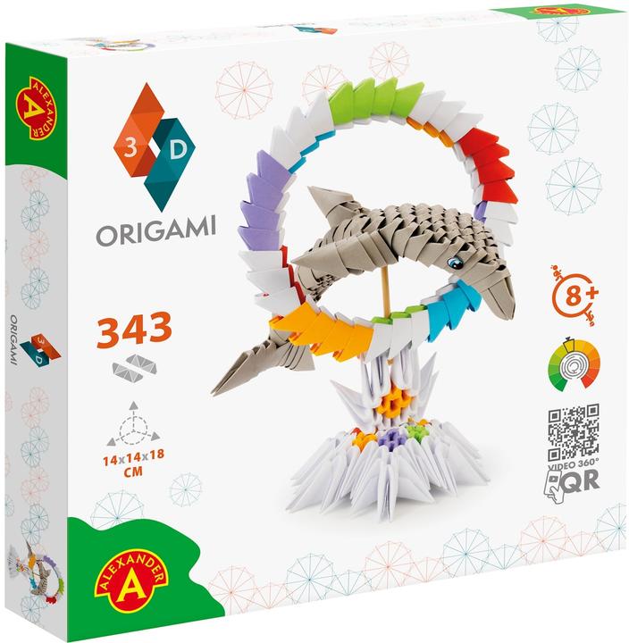 Selecta Spielzeug ORIGAMI 3D - Delphin, 343St.