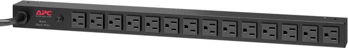 Produktbild APC Steckdosenleiste (Rack - einbaufähig) - Wechselstrom 120 V - Eingabe, Eingang NE (14 x, Nema-5, 3.60 m)