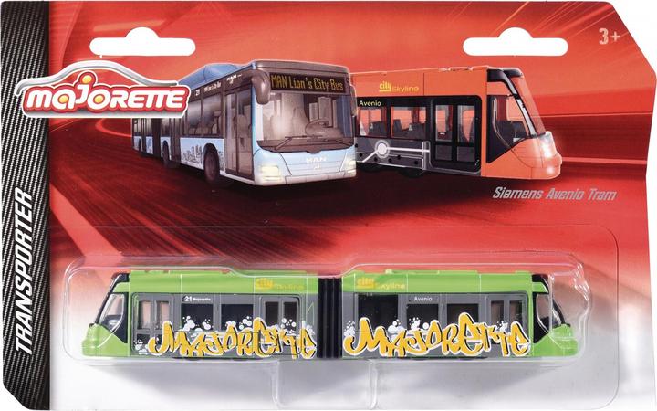 Produktbild Majorette Man City Bus und Siemens Avenio Tram