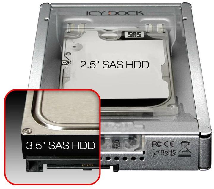Produktbild Icy Dock Konverter 2.5 zu 3.5 Zoll