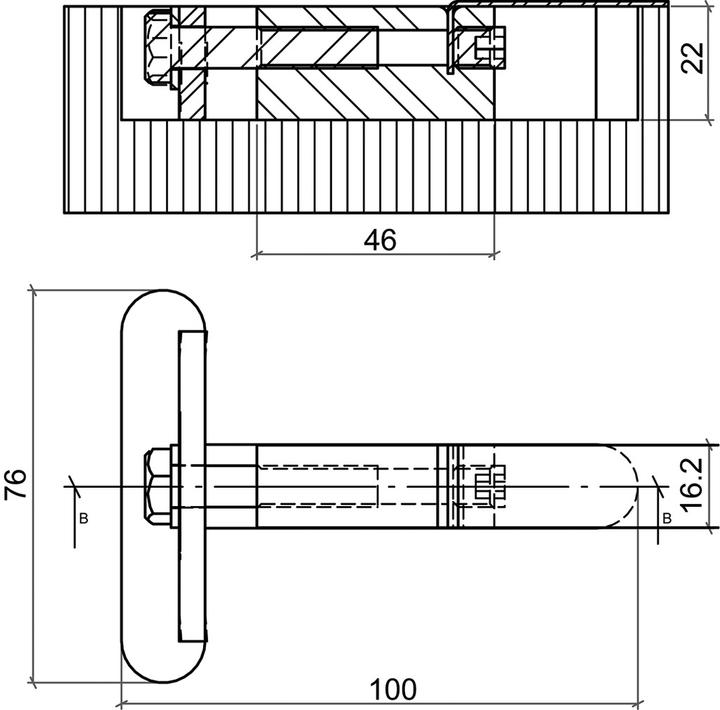 Produktbild Meyer Flachspanner für Tischplatten (1 Stk.)
