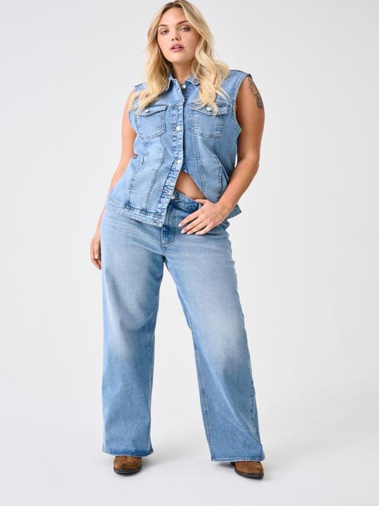 Actual product image Only CARJUICY Hohe Taille Weiter Beinschnitt Jeans Jeans mit weitem Bein (W46/L34)