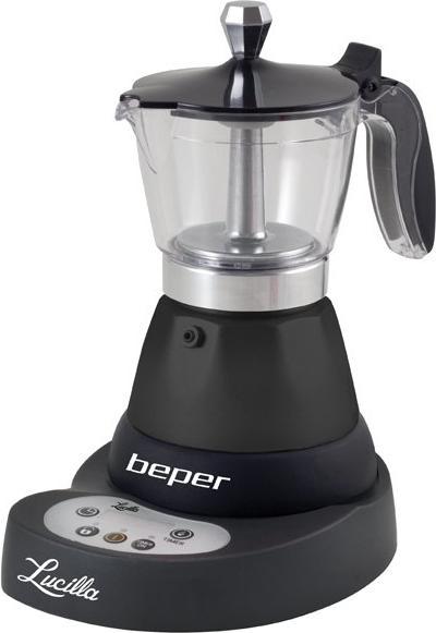 Actual product image Beper BC.041N- electric espressomachine- 3 koffiekopjes