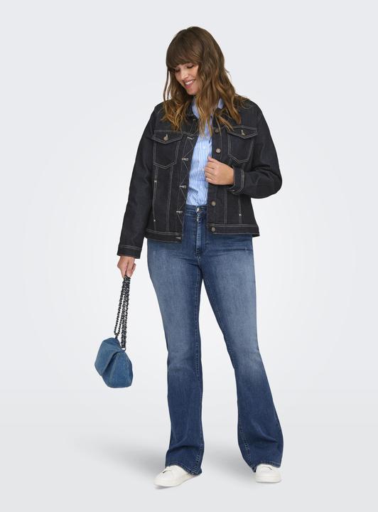 Immagine prodotto Only Polsini con colletto a scomparsa e giacca con bottoni in denim (54)