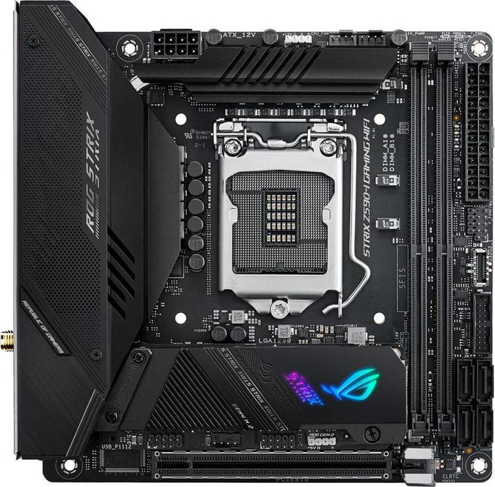Produktbild ASUS ROG STRIX Z590-I GAMING WIFI (LGA 1200, Intel Z590, Mini-ITX)