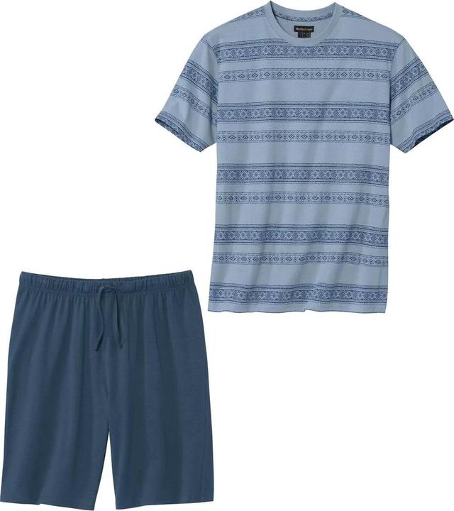 Actual product image Atlas For Men Mens Patterned Short Pyjama Set (L)