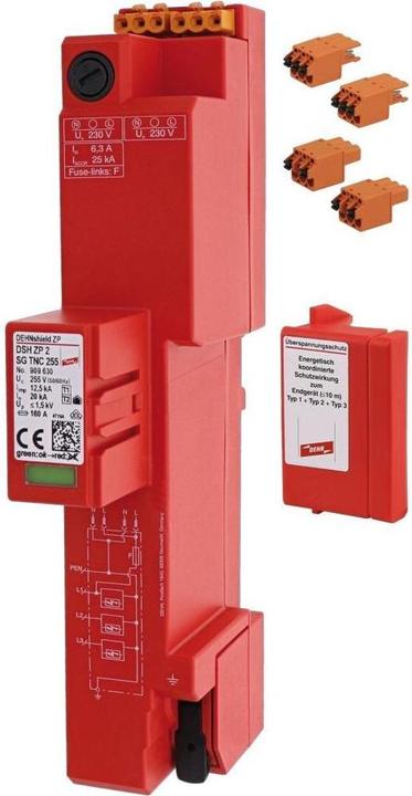 Produktbild Dehn DEHNshield ZP 909630 DSH ZP 2 SG TNC 255 Kombiableiter Typ1+