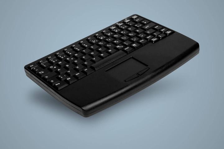 Immagine prodotto Active Key Tastiera touchpad USB compatta stile notebook, nera (DE, Cablato)