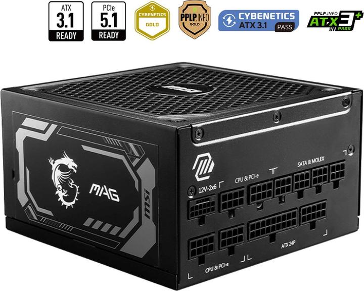 Image du produit MSI MAG A1250GL (1000 W)