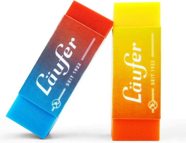 Actual product image Läufer Eraser Plast Color 2 pieces