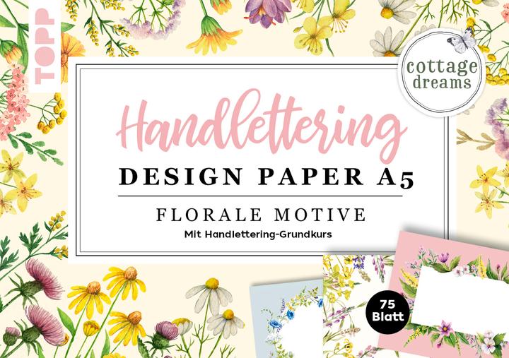 Image du produit Topp Handlettering Design Paper Block Cottage Dreams A5 (A5, Non contraignant)