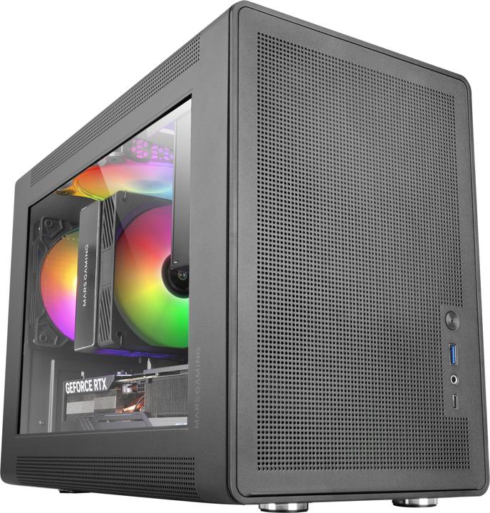 Image du produit Mars Gaming Boitier Mini Tour Micro Atx Mc-Xps Avec Panneau Vitré (Noir) (mATX, Mini-ITX)