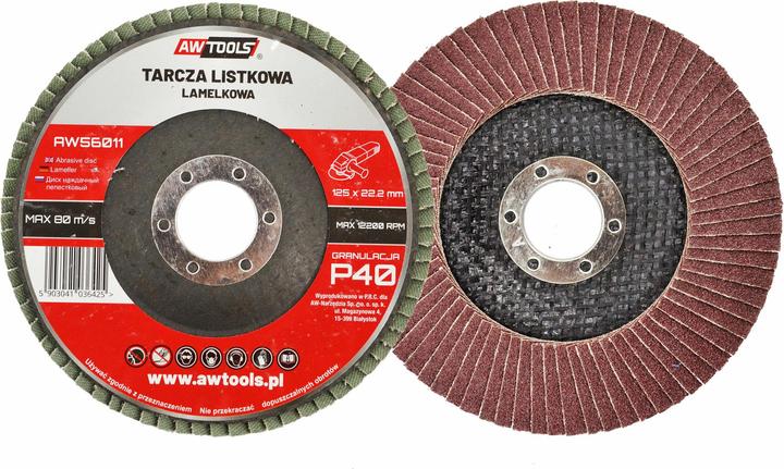 Image du produit AW Tools AWTools AWTOOLS FLAT WHEEL 125mm P 120 (P120)