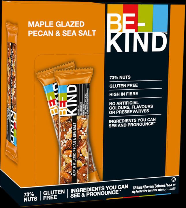 Be-Kind Pecan glassato all'acero e sale marino (480 g)