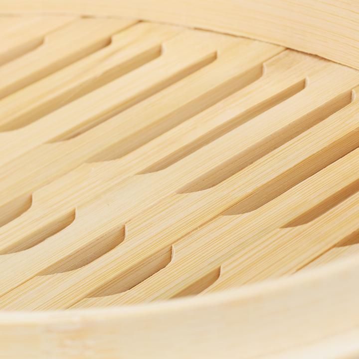 Produktbild Relaxdays Bambusdämpfer (24 cm, Pflanzliche Werkstoffe)