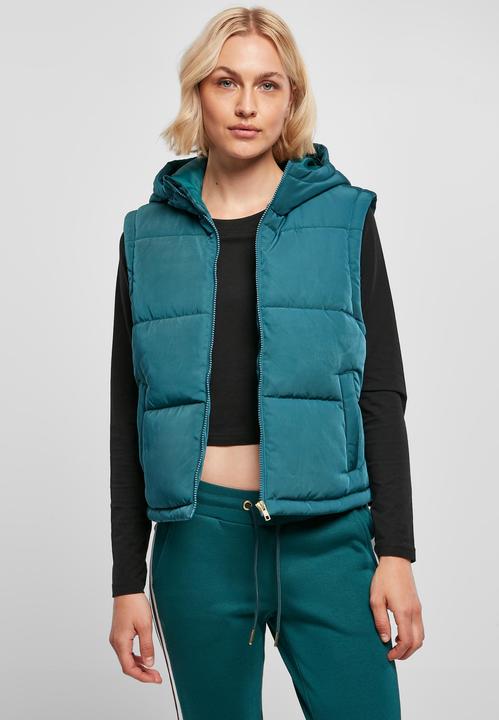 Actual product image Urban Classics Ladies Recycled Twill Puffer Vest - 19399 (4XL)