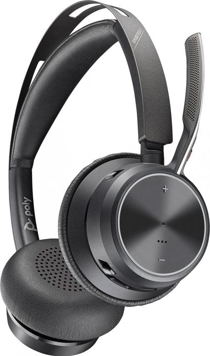 Actual product image HP POLY Voyager Focus 2 USB-C-C Headset +USB-C/A Adapter (Wireless, USB-C)