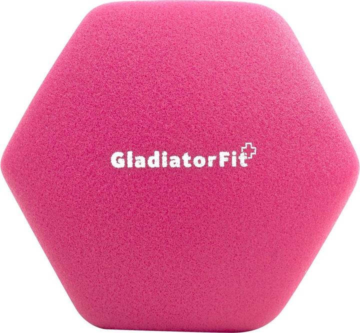 Actual product image Gladiatorfit Neoprene dumbbells (2 x 5 kg)