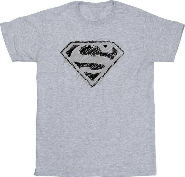 Superman Logo Sketch TShirt (5XL)