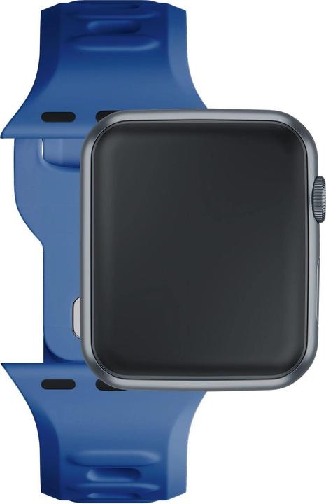 Produktbild 3MK Silicone Watch Strap Niebieski/Blue dla Apple Watch 42/44/45/49mm (Silikon, Edelstahl)