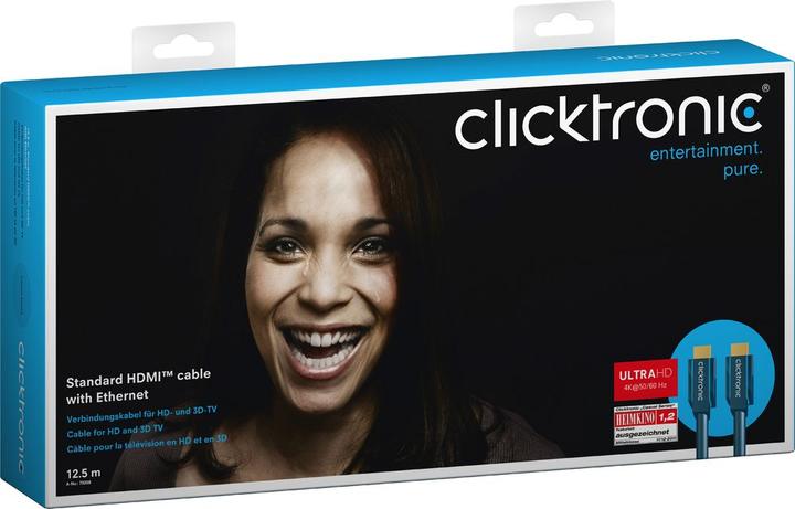 Actual product image clicktronic HDMI (Typ A) — HDMI (Typ A) (12.50 m, HDMI)