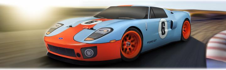 Image du produit HPI 110 Electric RS4 Sport Flux Ford GT Heritage Edition RtR (RTR Prêt à fonctionner)
