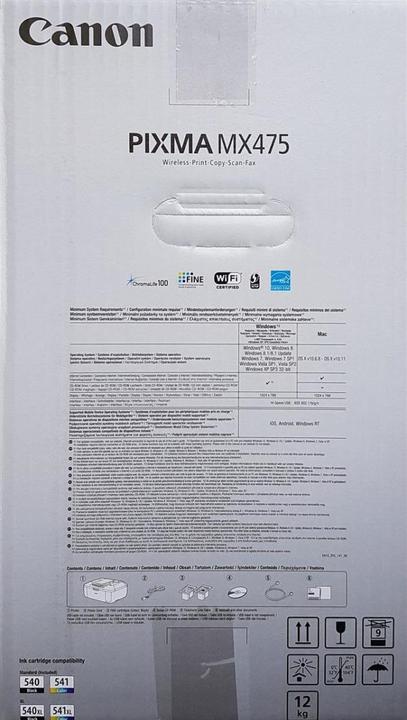 Image du produit Canon Pixma MX475 (Encre, Couleur)
