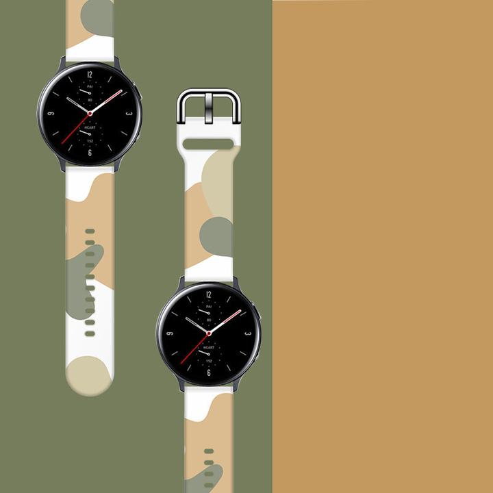 Produktbild Hurtel Strap Moro Ersatzarmband für Samsung Galaxy Watch 42mm Armband Armband Camo schwarz (6) (42 mm, Silikon)